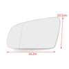 2005-2008 Audi A6/S6 dianteiro L lateral espelho retrovisor vidro com aquecimento 8E0857535E genérico