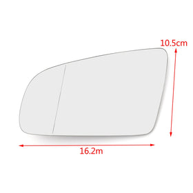 2005-2008 Audi A6/S6 Front L Side Rearview Mirror Glass W/ Heated 8E0857535E Generic