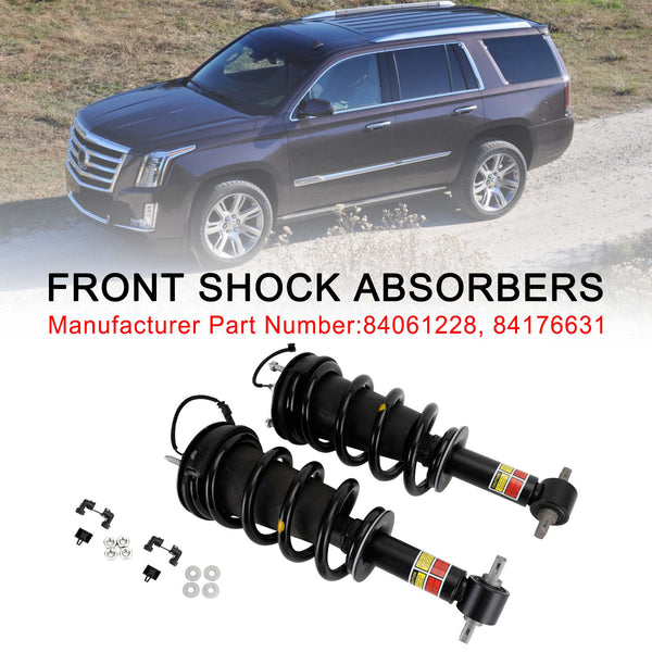 2015-2020 Chevrolet Tahoe 84061228 Pair Front Shock Absorber Strut Assys 84176631 23312167 23317180 84977478 Generic