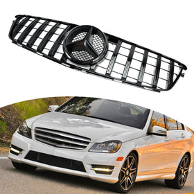 Mercedes-Benz 2008-2014W204 C-Klasse GTR Stijl Voorbumper Grille Grille