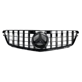 Parrilla de parachoques delantero estilo GTR Clase C Mercedes-Benz W204 2008-2014