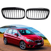 2015-2018 BMW 2 Serie Gran Tourer F45 F46 Glanzend Zwart Grille Grill Generiek