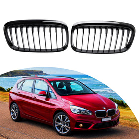 2015-2018 BMW 2 Series Gran Tourer F45 F46 Gloss Black Front Grille Grill Generic