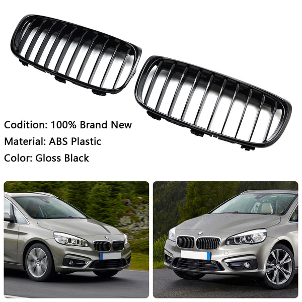 2015–2018 BMW 2er Gran Tourer F45 F46 glänzend schwarzer Frontgrill Grill Generic