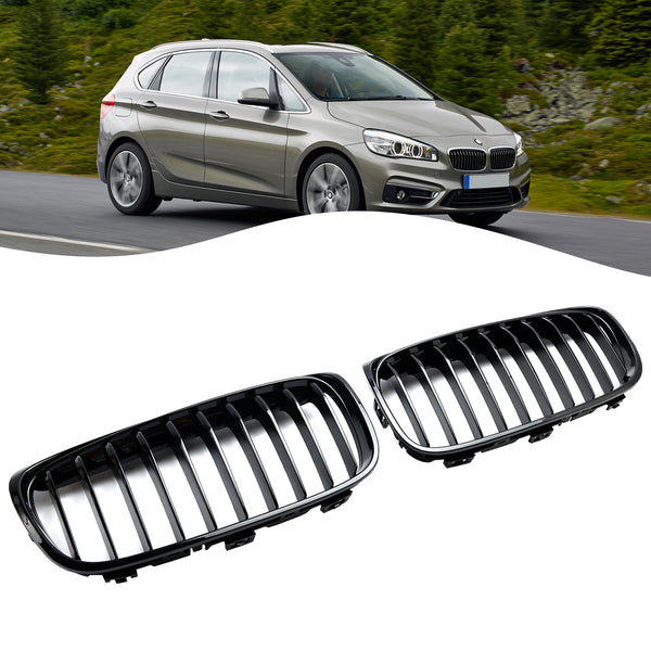 2015-2018 BMW 2 Series Gran Tourer F45 F46 Gloss Black Front Grille Grill