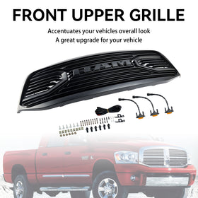 2006-2008 RAM 1500 Dodge Front Bumper Grill Substituição Genérica