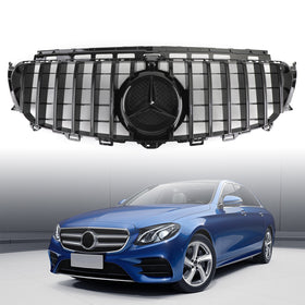 2016-2019 Benz W213 E-Class AMG Front Grill W/ CAMERA & Logo Grille Replacement Generic
