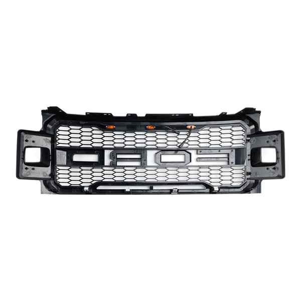 Front Bumper Grill Grille Fit Ford F-250 F-350 F-450 2017-2019 Raptor Style