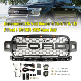 Griglia per paraurti anteriore Ford F150 Super Duty 2018-2020 con LED generica