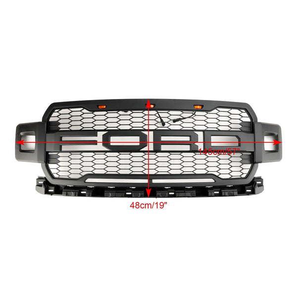 Parrilla de parachoques delantero Ford F150 Super Duty 2018-2020 con LED genérico