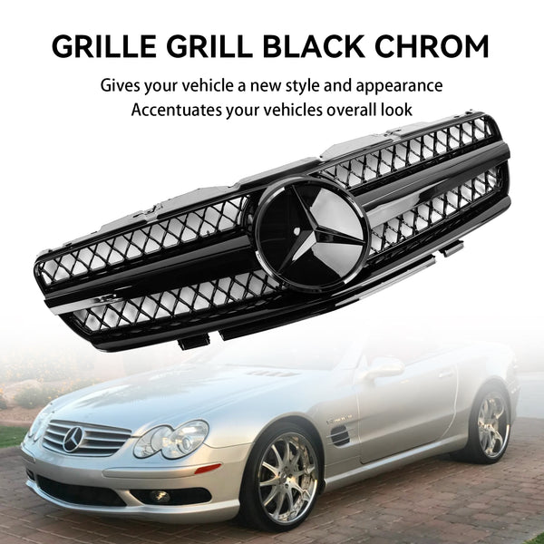 2003-2006 Benz R230 SL500 SL600 SL55 Frontgrill oben Generisch