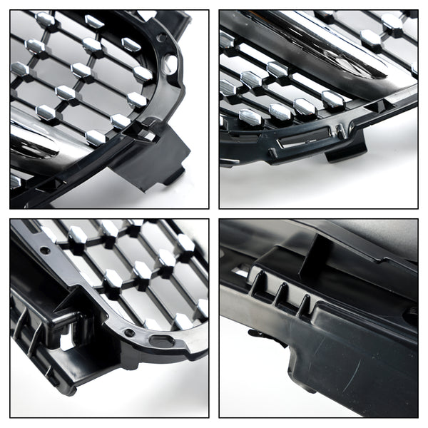 2013–2016 Benz E-Klasse W212 Facelift diamantformet støtfangergrill foran 2128850622 2128850822