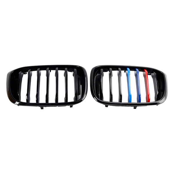 BMW G01 X3 G02 X4 Par M-Color Kidney Grill Grille 51138469959 Gloss Black Genérico