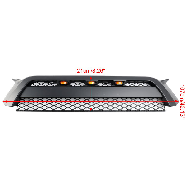 2010-2013 4Runner TRD Pro Style Front Bumper Grille Matte Black Grill