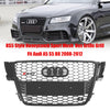 2008-2012 Audi A5 S5 B8 Hood Henycomb RS5 Style Sport mesh Grill