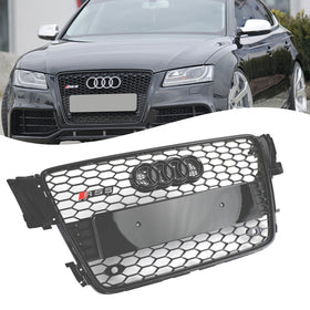 Audi 2008-2012 A5 S5 B8 Hood Henycomb RS5 Style Sport mesh Grill