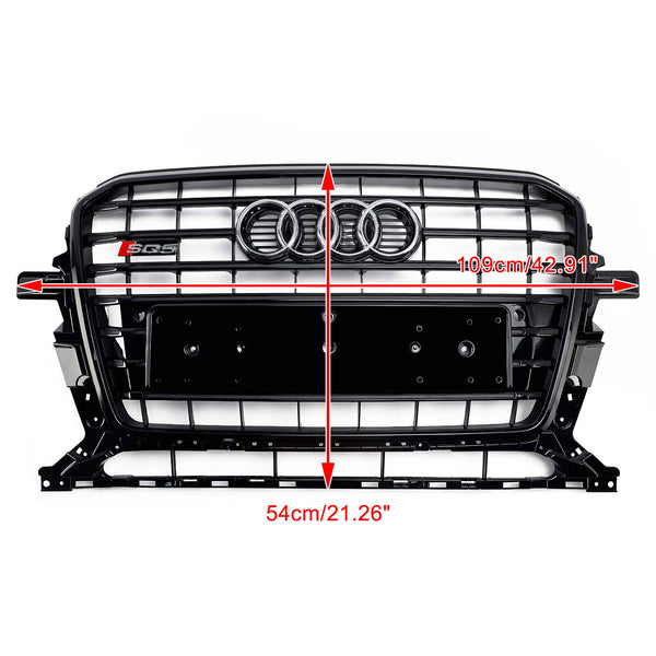 2013-2017 Audi Q5 8R Preto RSQ5 Estilo Honeycomb Mesh Sport Hex Grill Genérico