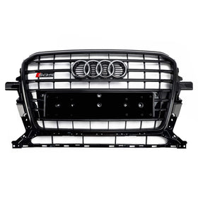 2013-2017 Audi Q5 8R Noir RSQ5 Style Honeycomb Mesh Sport Hex Grill Générique