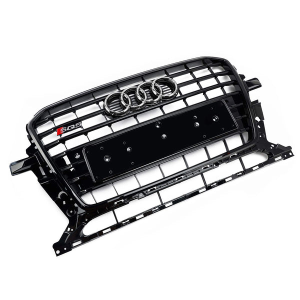 2013-2017 Audi Q5 8R Black RSQ5 Style Honeycomb Mesh Sport Hex Grill