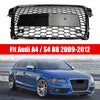 2009-2012 Audi A4/A4 Avant/S4 B8 Honeycomb Sport Mesh Hex Grill + Venstre Høyre Tåke Grill