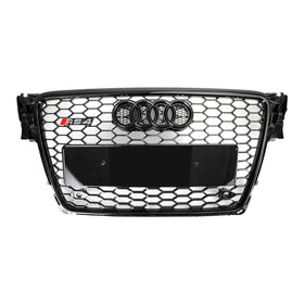 2009–2012 Audi A4/A4 Avant/S4 B8 Exchange RS4 Style Honeycomb Sport Mesh Hex Grill Generic