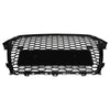 2013-2016 Audi A4 S4 Grill Rs4 Style Mesh Front Bumper Gloss Black Grill