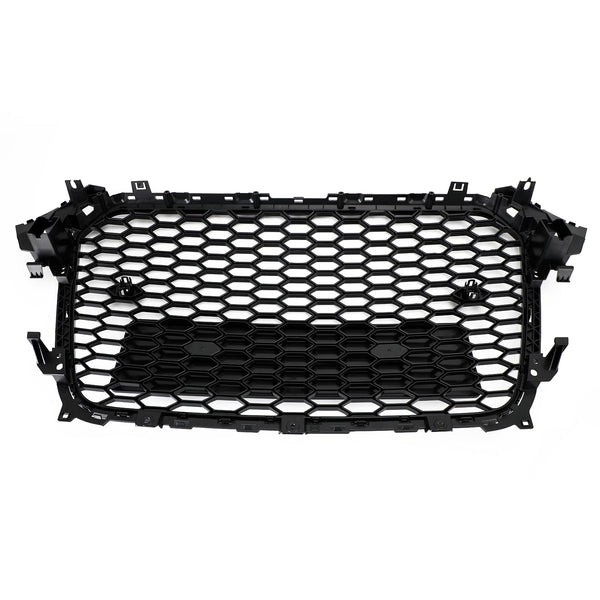 2013-2016 Audi A4 S4 Grill Rs4 Style Mesh Front Bumper Gloss Black Grill