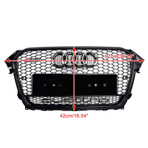 2013-2016 Audi A4 S4 B8.5 w/ Quattro RS4 Style Front Bumper Grill Grille Generic