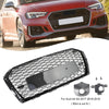 Audi 2017-2019 A4 S4 Honeycomb Mesh Hex Grille RS4 Style Grill