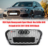 2017-2019 Audi A4 S4 Honeycomb Mesh Hex Grille RS4 Style Grill