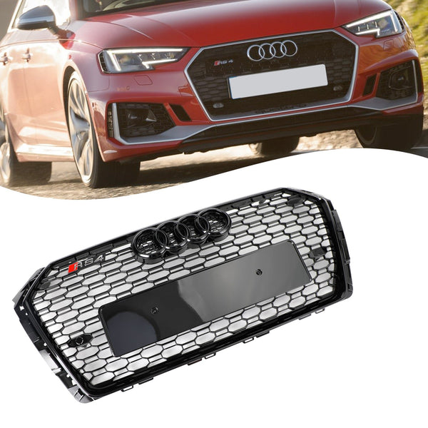 2017-2019 Audi A4 S4 Honeycomb Mesh Hex Grille RS4 Style Grill