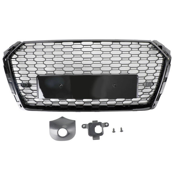 Audi 2017-2019 A4 S4 Honeycomb Mesh Hex Grille RS4 Style Grill