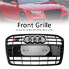 2013-2016 Audi A5 S5 B8.5 S5 Style Front Bumper Grille Grill Black