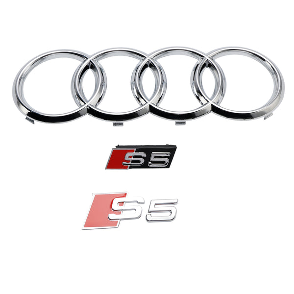 2013-2016 Audi A5 S5 B8.5 S5-stijl voorbumpergrille Grill zwart generiek