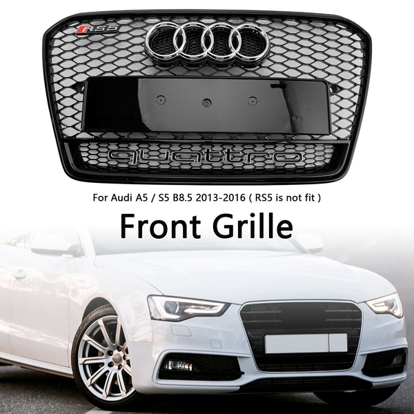 2013–2016 Audi A5 S5 B8.5 RS5 Stil Waben-Frontstoßstangengrill
