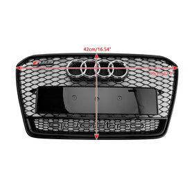 2013-2016 Audi A5 S5 B8.5 RS5 Style Honeycomb Front Bumper Grille Grill