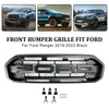 Grille de pare-chocs avant style Raptor noir Ford Ranger 2019-2023 générique