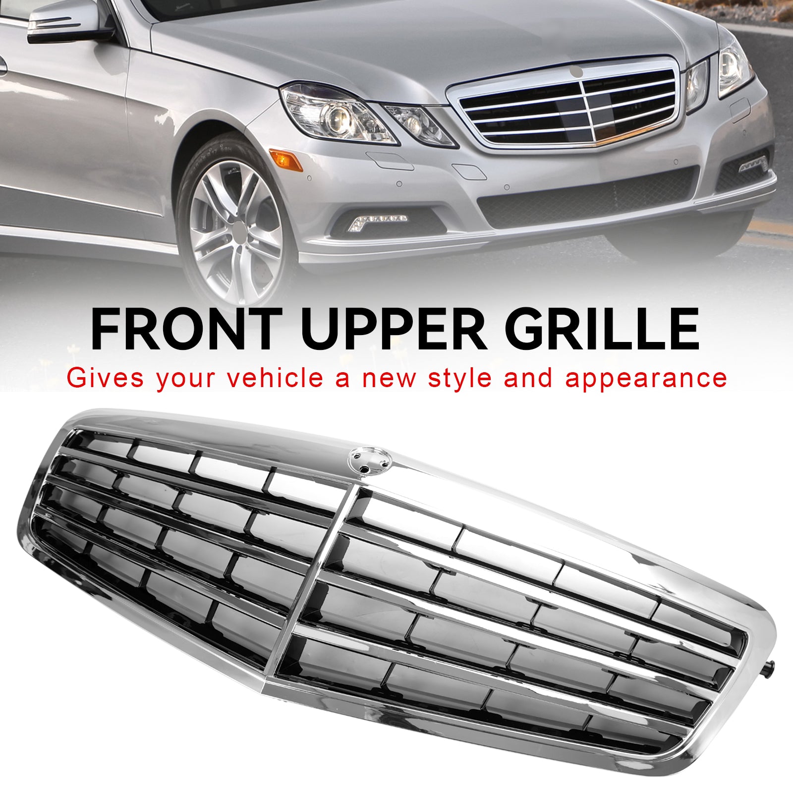Mercedes-Benz Classe E 2010-2013 W212 Griglia anteriore cromata E350 E550 E63 AMG