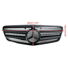 09/2009-02/2013 Mercedes-Benz E-KlasseW212 E200 E220 E350 E550 Voorbumper Grille Grill Generiek