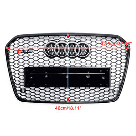 2012-2015 Audi A6 C7 S6 RS6 Style nid d'abeille grille de pare-chocs avant générique