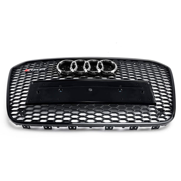 2012-2015 Audi A6 C7 S6 RS6 Style Honeycomb Front Bumper Grille Grill Generic