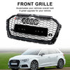 2017-2019 Audi A3 S3 8V RS3 Style Grille de pare-chocs avant en maille nid d'abeille noire générique