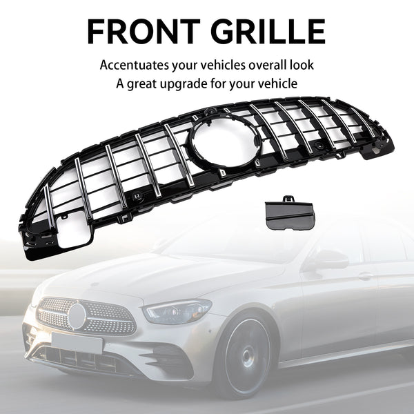 06.2021-2023 Mercedes Benz W206 S206 GTR-stil forkofangergrill med kamera