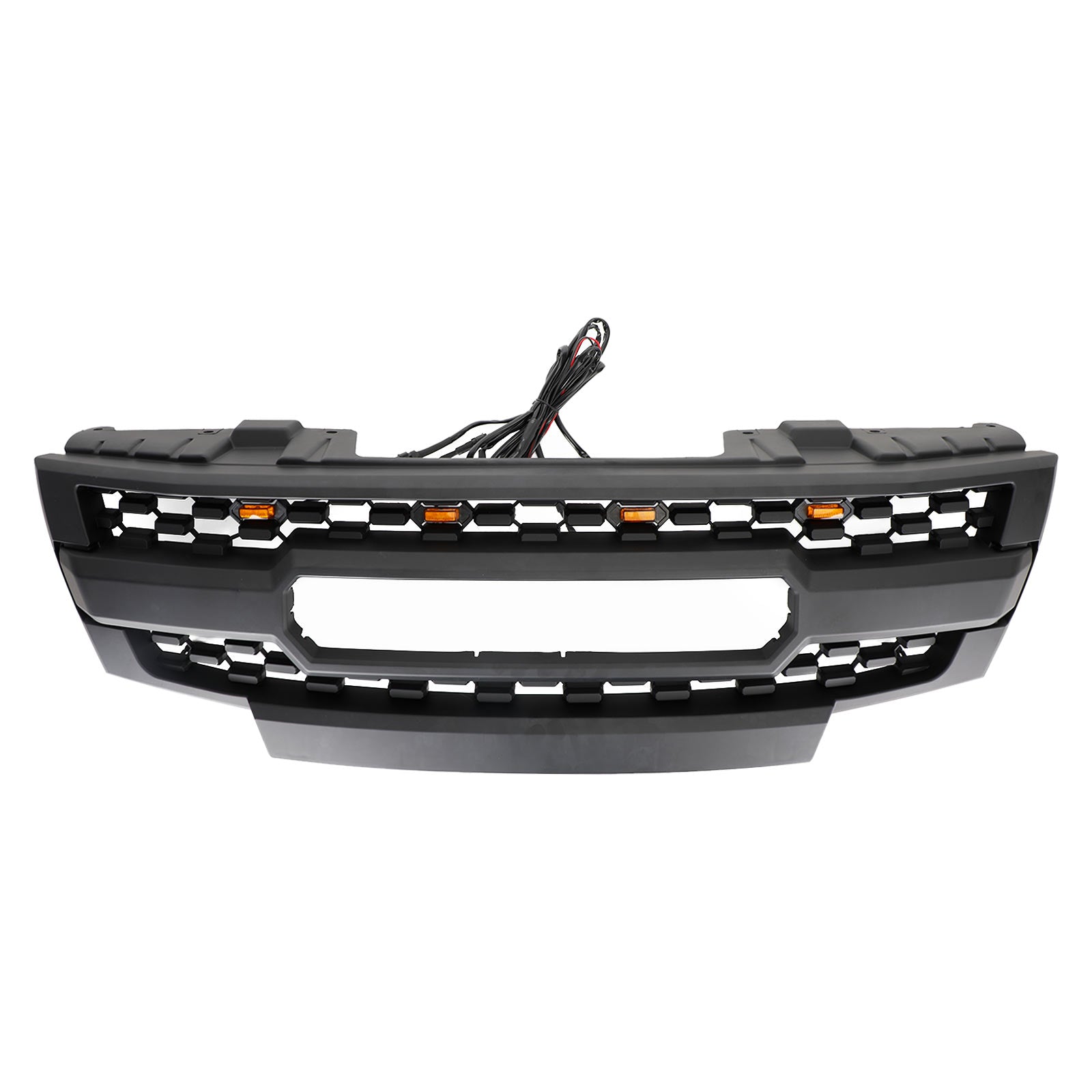 Sostituzione griglia paraurti anteriore nera Nissan Frontier 2009-2016 con luci a LED