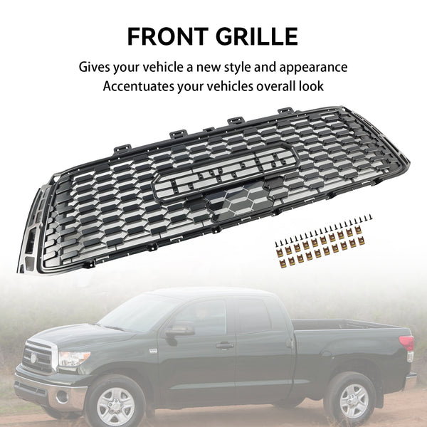 2010-2013 Toyota Tundra Honeycomb Front Bumper Grill Grill Black