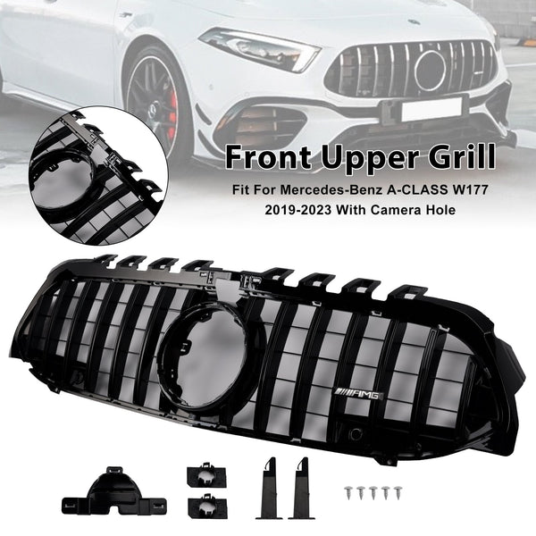 2019-2023 Mercedes-Benz A-CLASS W177 GT-Style Front Bumper Grille Generic