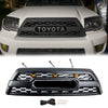 2006-2009 Toyota 4Runner TRD PRO Style Front Bumper Grill Black Grille W/LED