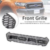 2015-2019 Ford Ranger T7 Matte Black Front Bumper Grill Grille w/LED Generic