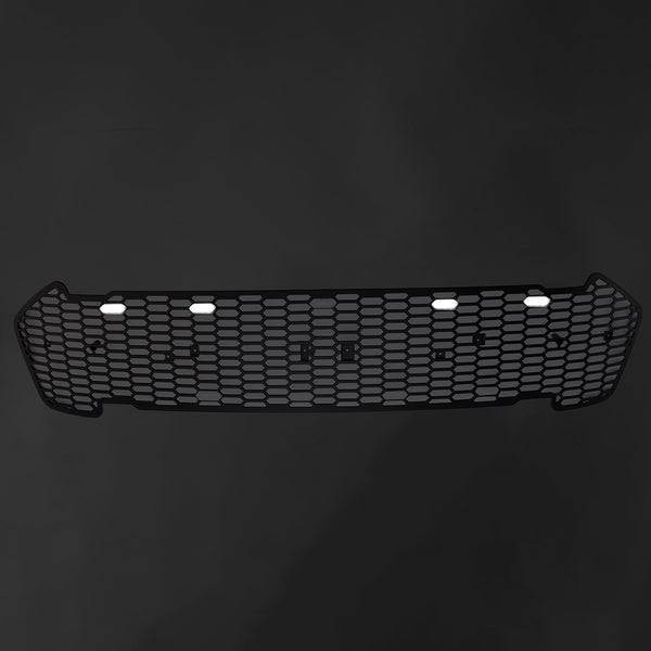 2015-2019 Ford Ranger T7 Matte Black Front Bumper Grill Grille w/LED Generic
