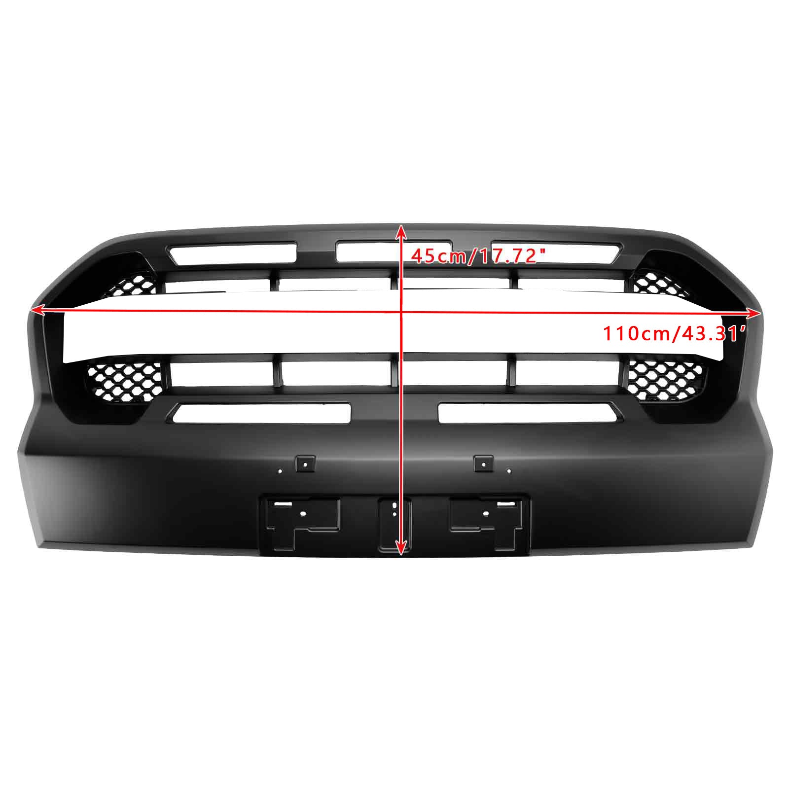 Raptor Style Mřížka předního nárazníku Grill Fit Ford Ranger 2019-2023 T8 W/LED